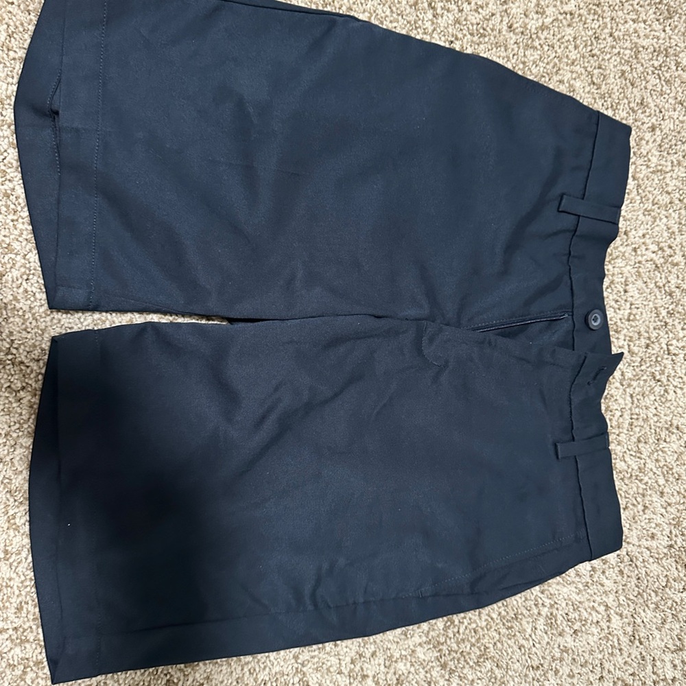 Amazon Essentials Blue Flat Front Shorts